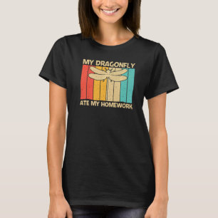 Camiseta Legal Dragonfly Para Crianças Inseto Entomológico
