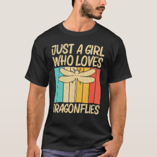 Camiseta Legal Dragonfly Para Meninas Inseto De Entomologia