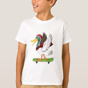 Camiseta Legal Duck Skateboard Kids T-Shirt Design - Divert
