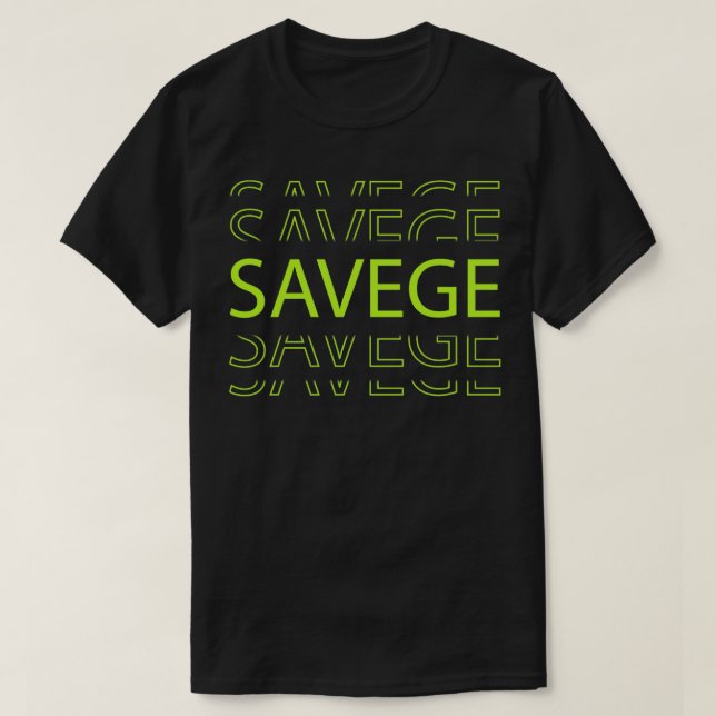 Camiseta Legal e engraçado retrato da Savana para presentes (Frente do Design)