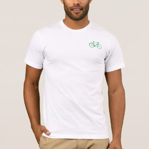 Camiseta legal e listrada, cultura de bicicleta, bicicleta 