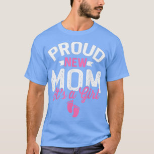 Camiseta Legal e maravilhosa mãe nova, é uma rainha do gêne
