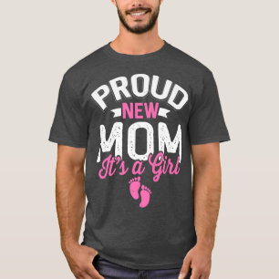 Camiseta Legal e maravilhosa mãe nova, é uma rainha do gêne