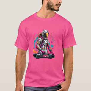 Camiseta Legal Edgy Trippy Astronaut Music DJ