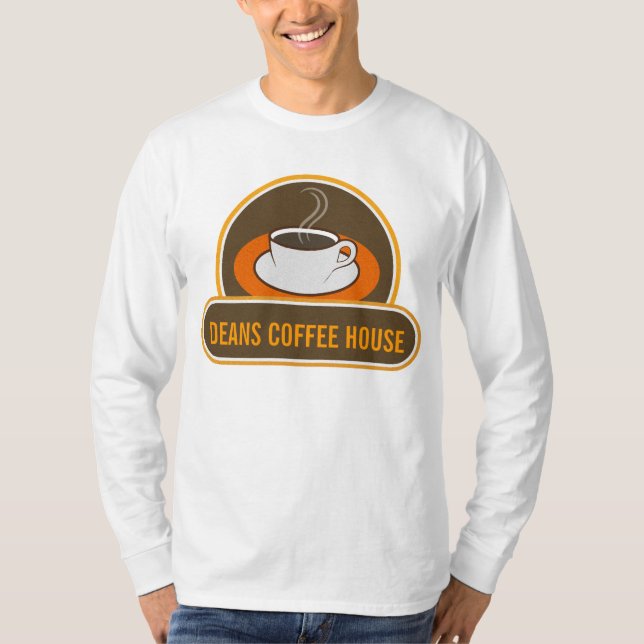 Camiseta Legal Engraçado Café Café Café Café Café Compro No (Frente)