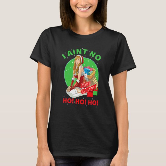 Camiseta Legal Engraçado Eu Não Tenho Ho Ho Ho Holiday Co (Frente)