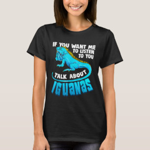 Camiseta Legal Entusiasta Iguana Lizard Reptile Creator