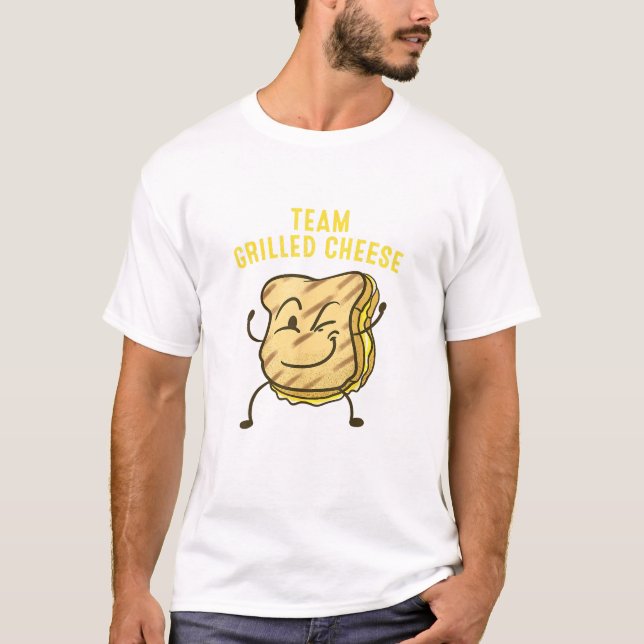 Camiseta Legal Equipe Gelada Queijo Gift Engraçado Tostado (Frente)