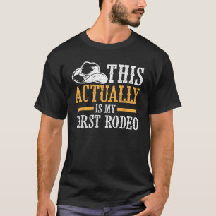 Camiseta Legal Essa É Na Verdade Minha Primeira Rodeio Cowb