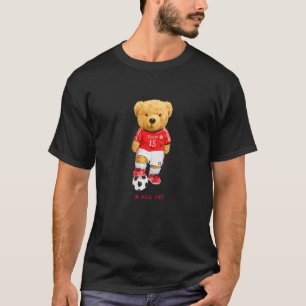 Camiseta Legal Estilo de Futebol do Urso de Teddy - Ilustra