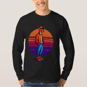 Camiseta Legal Estilo Urbano Moderno Sunset Retro Arte