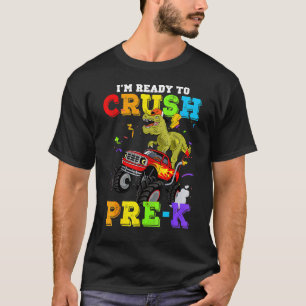 Camiseta Legal Estou Pronto Para Esmagar O Caminhão Pré K M