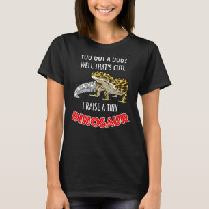 Camiseta Legal Eu Levanto Pequeno Dinossauro Engraçado Leop