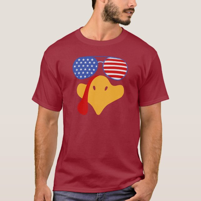 Camiseta Legal Família Correspondente Ação de Graças Turqui (Frente)
