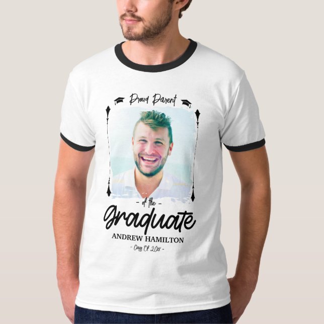 Camiseta Legal Família de Formatação de Fotos Pai Orgulhosa (Frente)