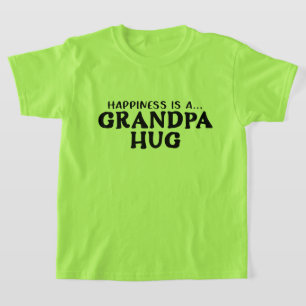Camiseta Legal felicidade Avô abraçar arte das palavras