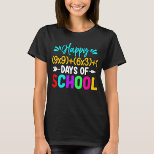 Camiseta Legal Feliz 100 Dias de Escola para Estudante ou E