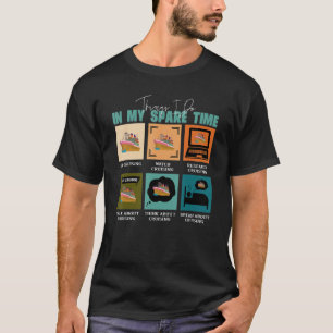 Camiseta Legal Férias De Cruzeiro Que Faço No Meu Tempo Liv