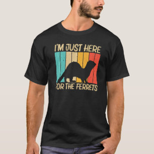 Camiseta Legal Ferret Para Homens Mulheres Pet Ferret