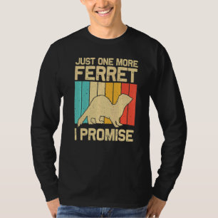 Camiseta Legal Ferret Para Homens Proprietárias De Ferretes