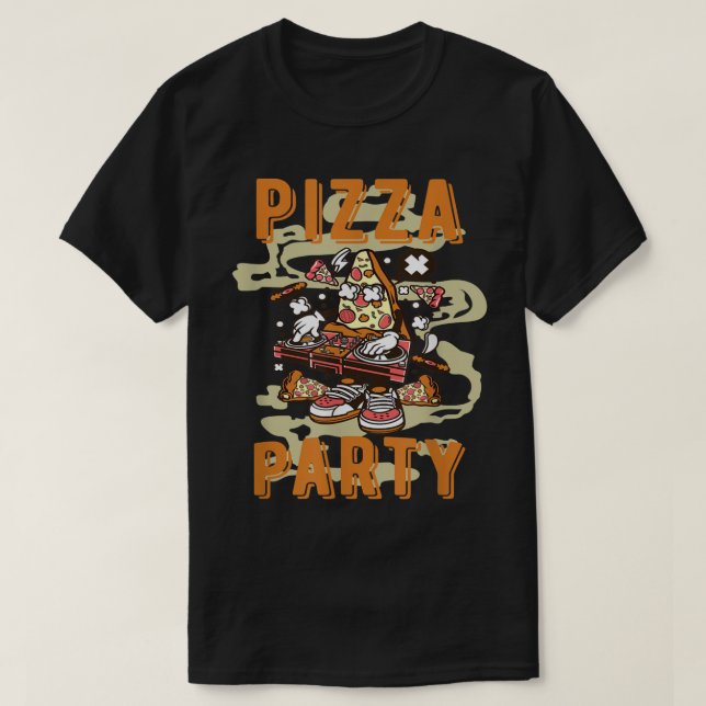 Camiseta Legal festa da pizza (Frente do Design)