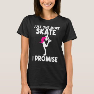 Camiseta Legal Figura Patinando Para A Figura Ice Skater Wo