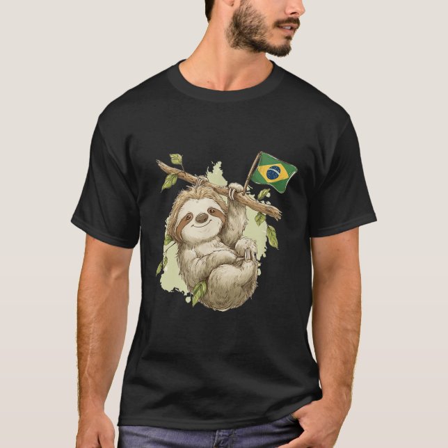Camiseta Legal Figurinha De Lama Brasileira Para Meninos E  (Frente)