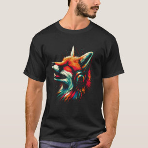 Camiseta Legal Fox Headphone Music Natal