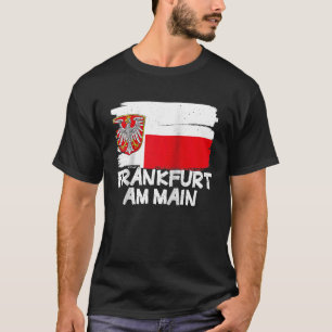 Camiseta Legal Frankfurt am Main Flag Raglan Baseball