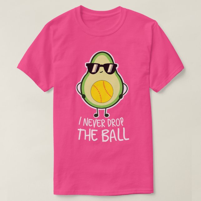 Camiseta Legal Frio Avocado Softball (Frente do Design)