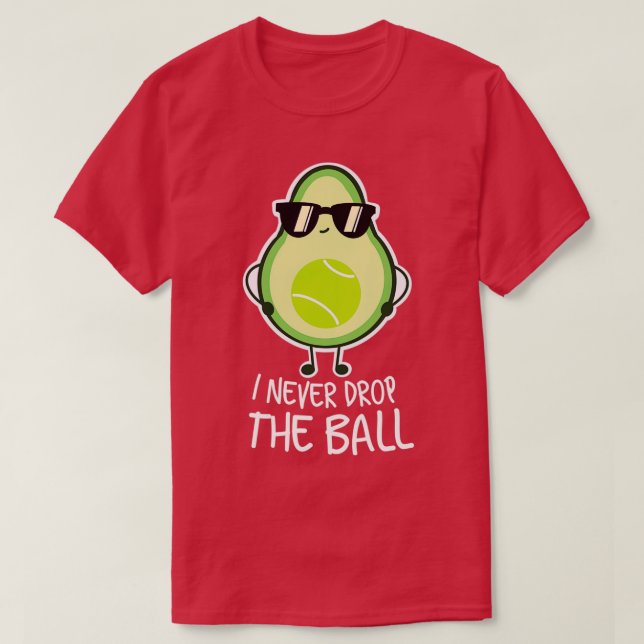 Camiseta Legal Funny Avocado Tênis Lover (Frente do Design)