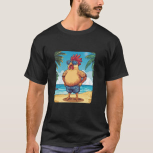 Camiseta Legal galo em maiô e óculos de sol