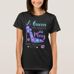 Camiseta Legal Garota de Salto Alto Uma Rainha Nascer