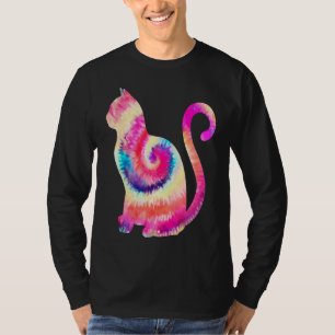 Camiseta Legal Gatos e Gatinhos Tie Dye Watercolor ideal pa