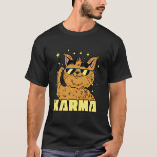 Camiseta Legal Gatos Karma Óculos escuros Engraçados