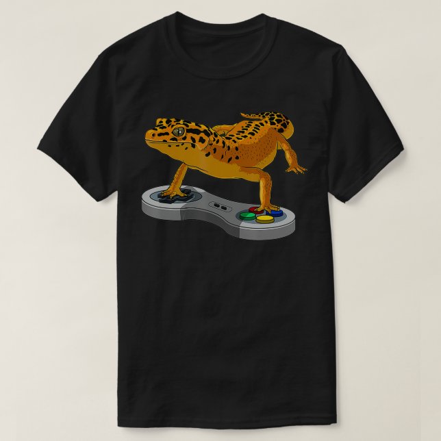 Camiseta Legal Gecko Enganado Dragão-Presente Cujo Leopardo (Frente do Design)