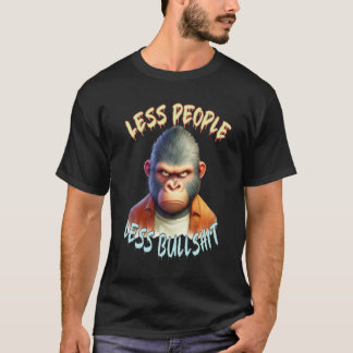 Camiseta legal gorila, animais loucos