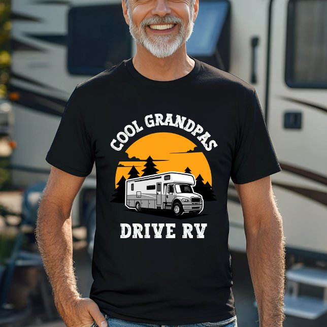 Camiseta Legal Grandpas Drive RV Adventure Design (Criador carregado)