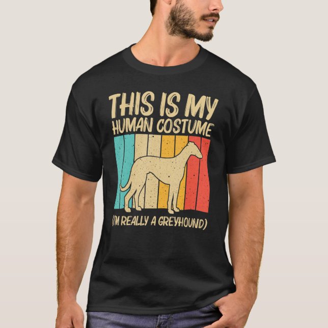 Camiseta Legal Greyhound Para Homens Mulheres À Noite Pet D (Frente)