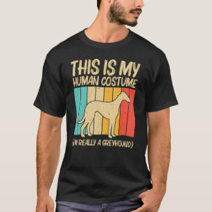 Camiseta Legal Greyhound Para Homens Mulheres À Noite Pet D