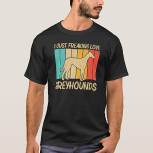 Camiseta Legal Greyhound Para Homens Mulheres À Noite Pet D
