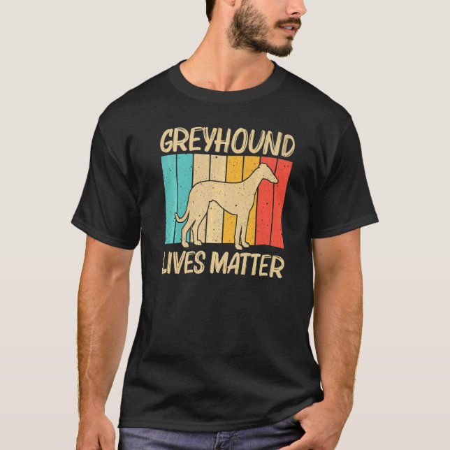 Camiseta Legal Greyhound Para Homens Mulheres À Noite Pet D (Frente)