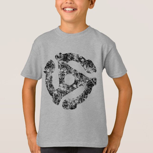 Camiseta LEGAL Grunge 45 espaçador DJ (Frente)