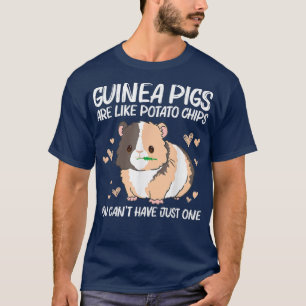 Camiseta Legal Guiné Porco Para Homens Mulheres Rodando Flu