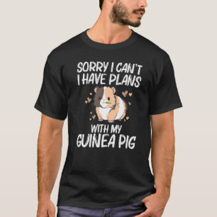 Camiseta Legal Guiné Porco Para Homens Mulheres Rodando Flu