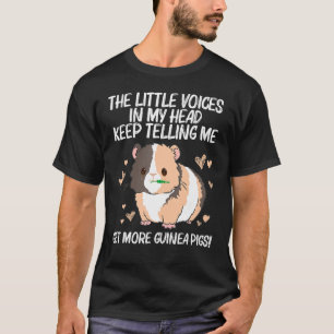 Camiseta Legal Guiné Porco Para Homens Mulheres Rodando Flu