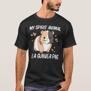 Camiseta Legal Guiné Porco Para Homens Mulheres Rodando Flu
