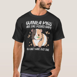 Camiseta Legal Guiné Porco Para Homens Mulheres Rodando Flu