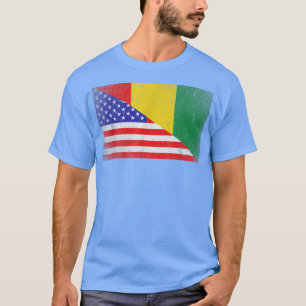 Camiseta Legal Guiné Sinalizador EUA Bandeira Americana Pat