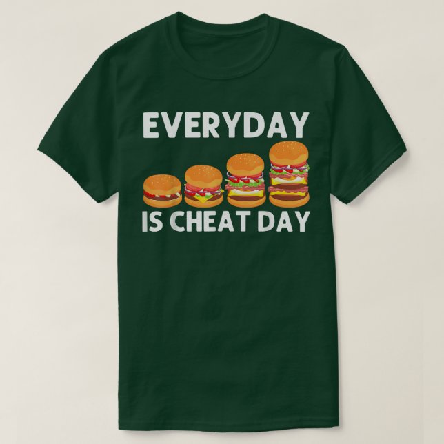 Camiseta Legal Hamburger Para Homens Mulheres Cheeseburger  (Frente do Design)